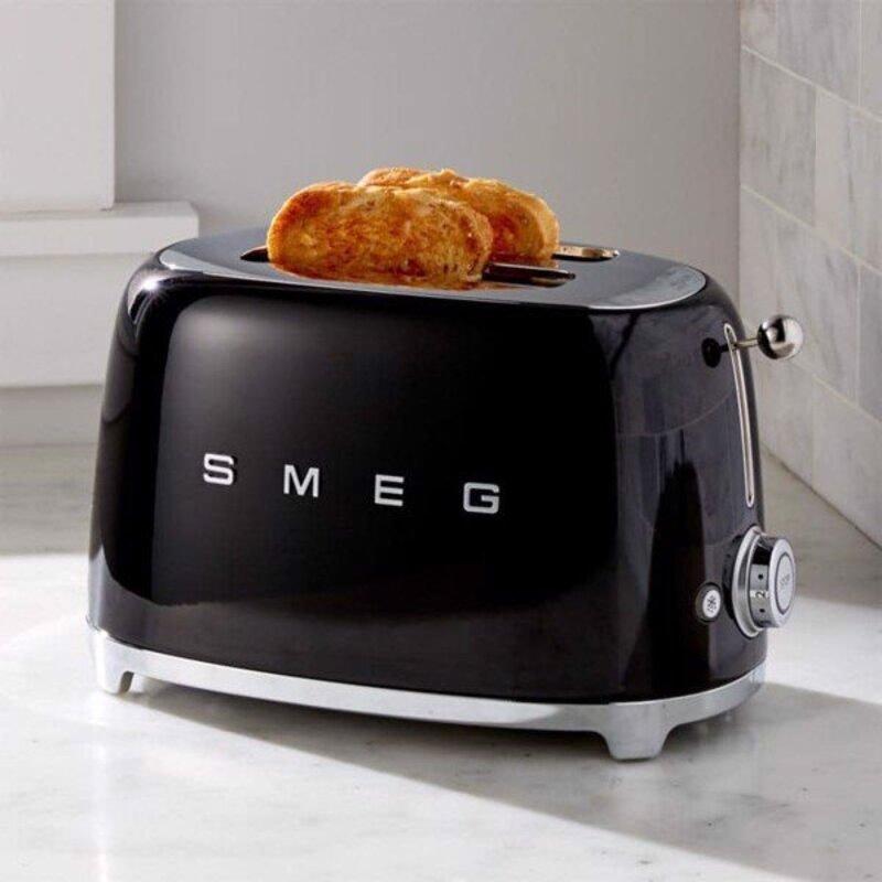 Máy Nướng Bánh Mì Sandwich Smeg, Bread Toaster, Máy Nướng Bánh Mì, Nhập Đức, BH 12 Tháng - Đỏ