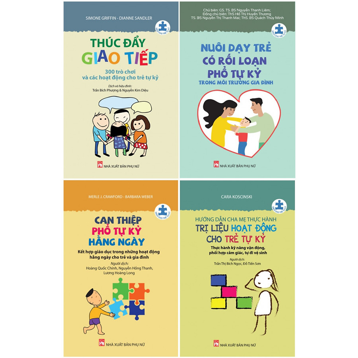 Bộ Sách Cho Trẻ Tự Kỷ - Đồng Hành Cùng Trẻ Tự Kỷ (Bộ 06 cuốn)