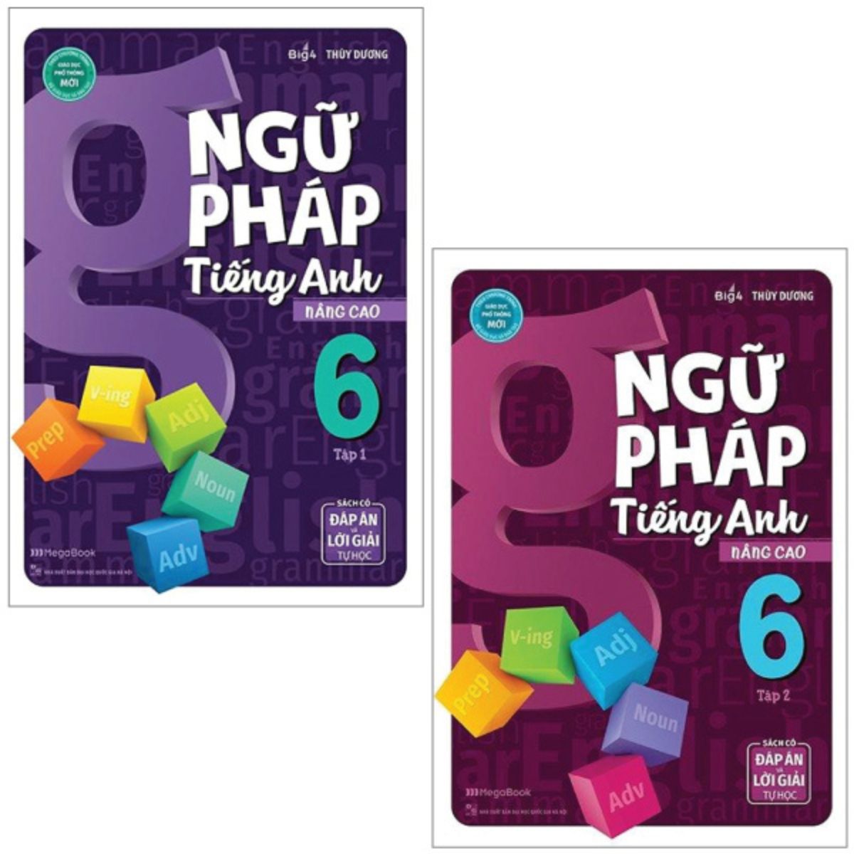 Combo Sách Ngữ Pháp Tiếng Anh Nâng Cao Lớp 6