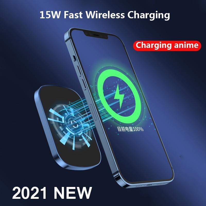 Sạc dự phòng nam châm ko dây mini sạc nhanh 5000mAh/10000mAh cho ĐT táo 12 13 pro promax mini