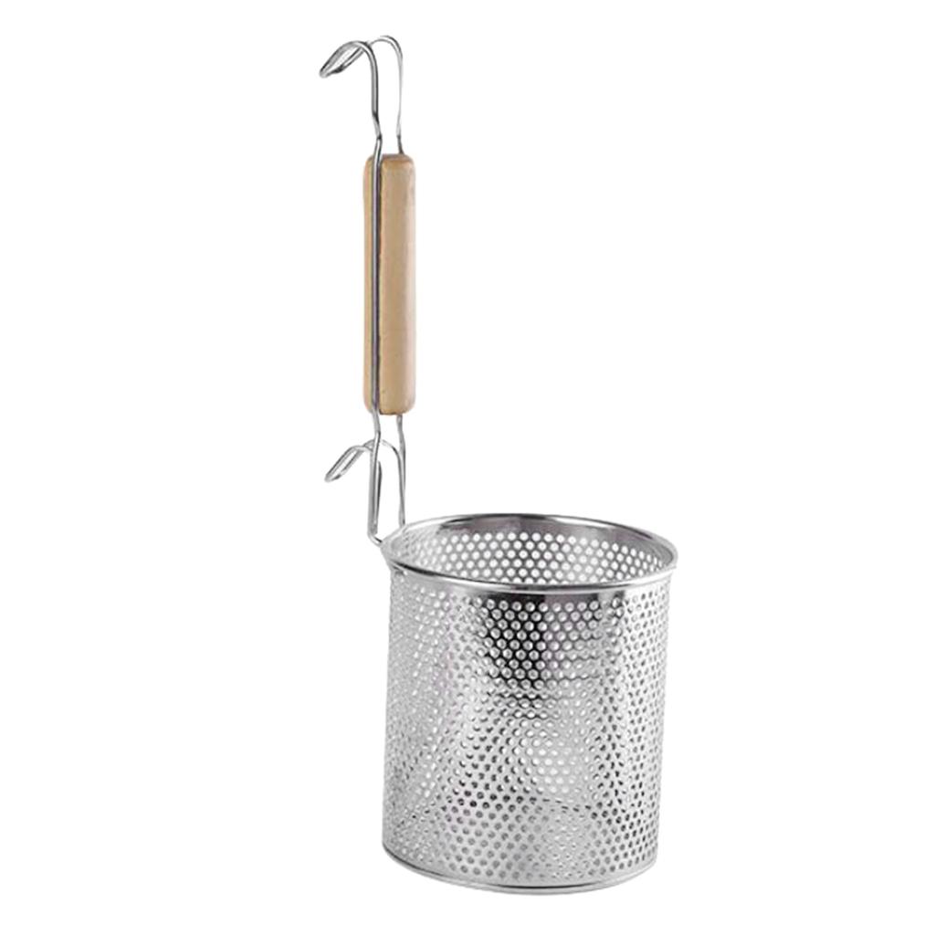 Half-Moon Pan Strainer Pot Drainer Pasta Strainer with Noodle Strainer