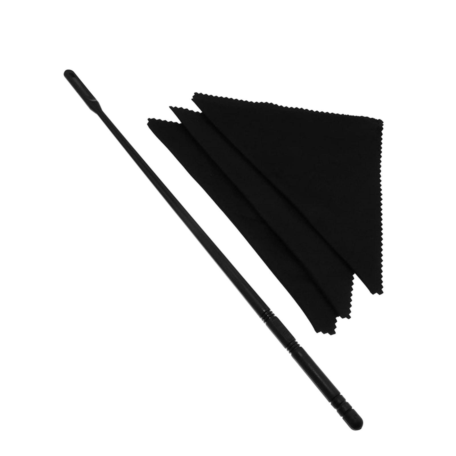 Flute Cleaning Rod and Cloth Flute Cleaning Supplies Practical for Polishing