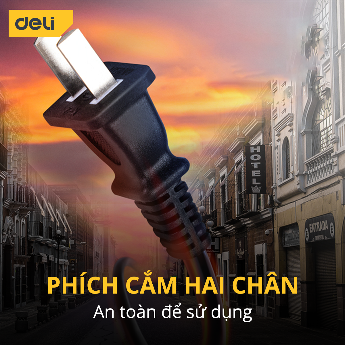 Mỏ Hàn Điện Deli Cao Cấp - Công Suất 30W, Lõi Mica Gia Nhiệt Nhanh Chóng - An Toàn, Tiện Dụng - DL8830C