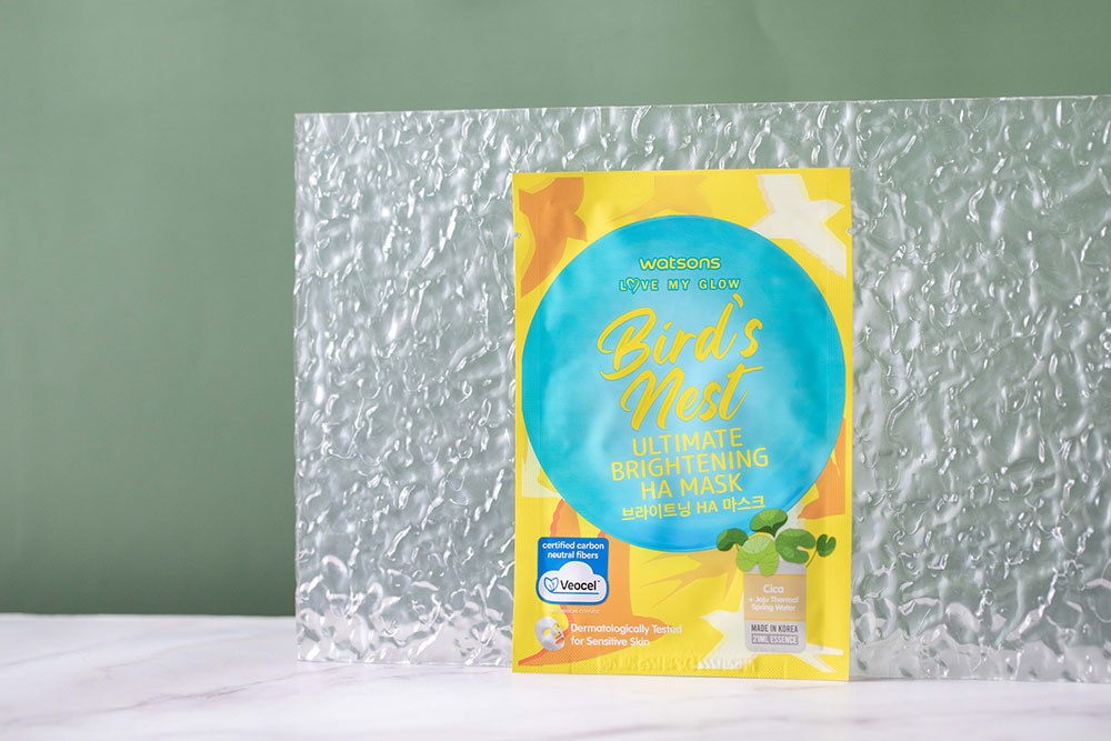 Mặt Nạ Watsons Love My Glow Bird's Nest Ultimate Brightening HA Mask 21ml