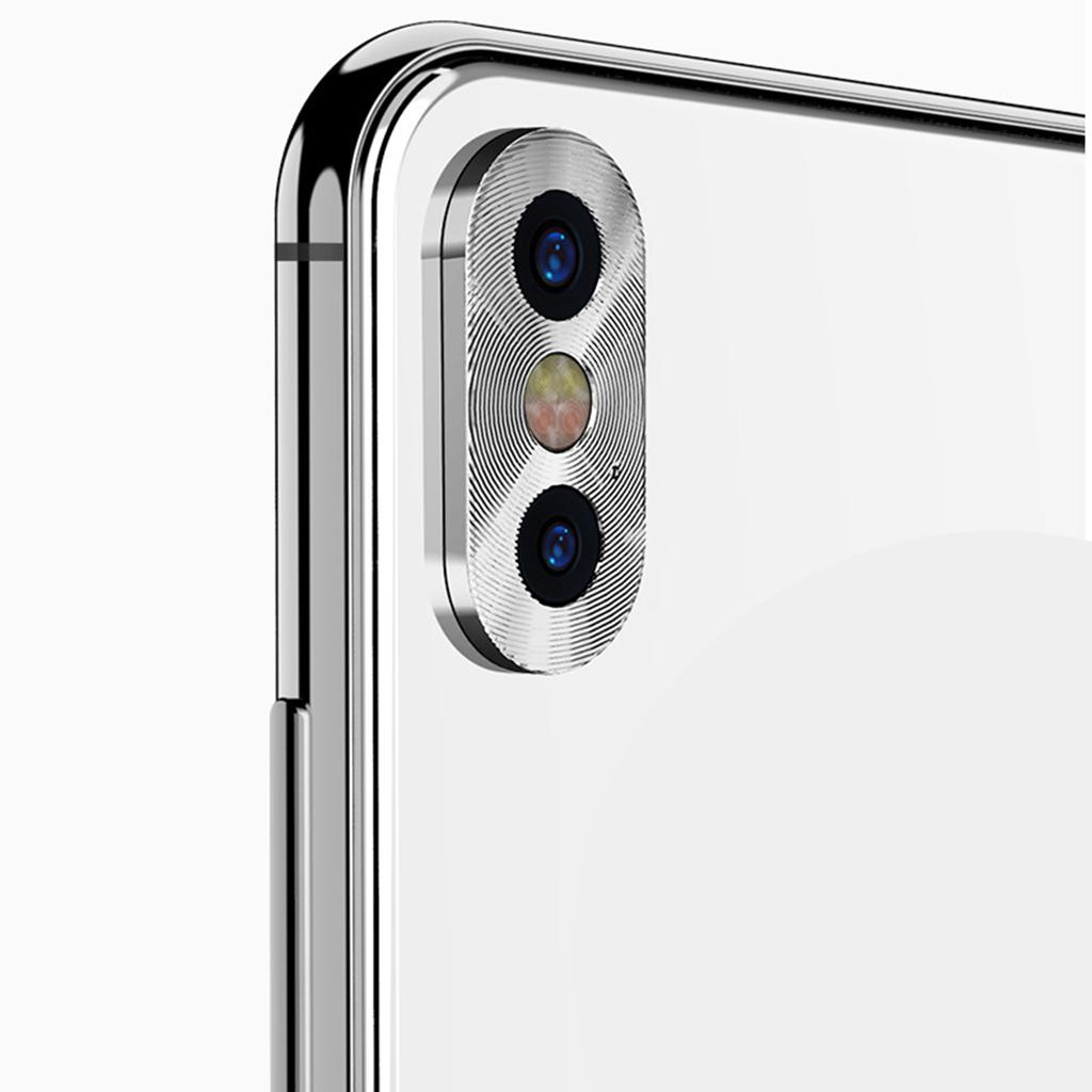 Metal Phone Camera Lens Protector Full Coverage Ring for iPhone X