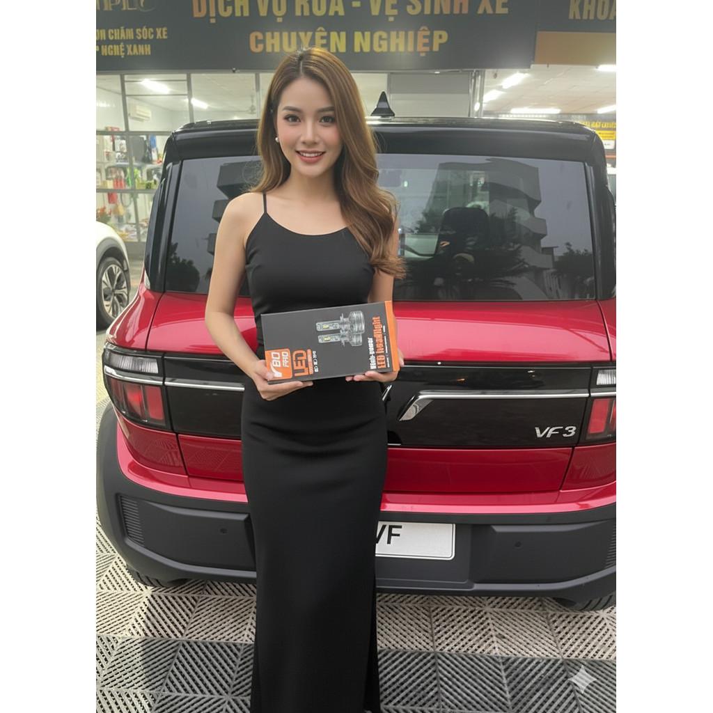 Bóng Đèn LED VF3 pha xa, pha gần, pha cos - Trắng 6000K 160W 22000LM công suất chuẩn - Loại tốt 180W