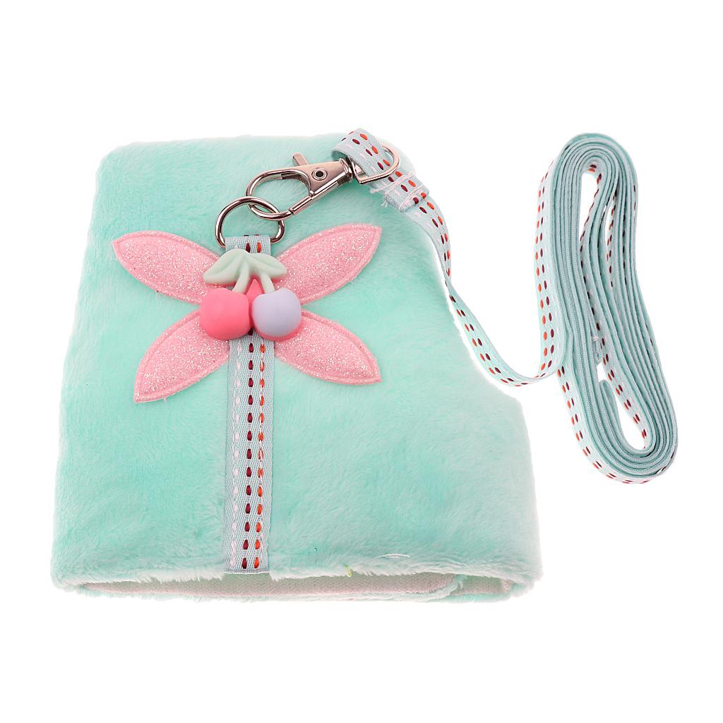 Soft Small Animal Pet Hamster Chinchilla Harness Vest Leash Lead  Pink S