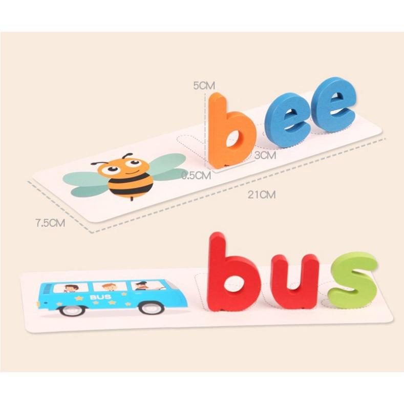 đồ chơi thông minh spelling game ghép chữ tiếng anh cho bé