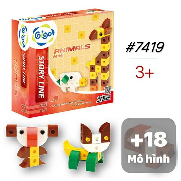 Đồ Chơi Lắp Ráp Thế Giới Động Vật - Animals Mini #7419