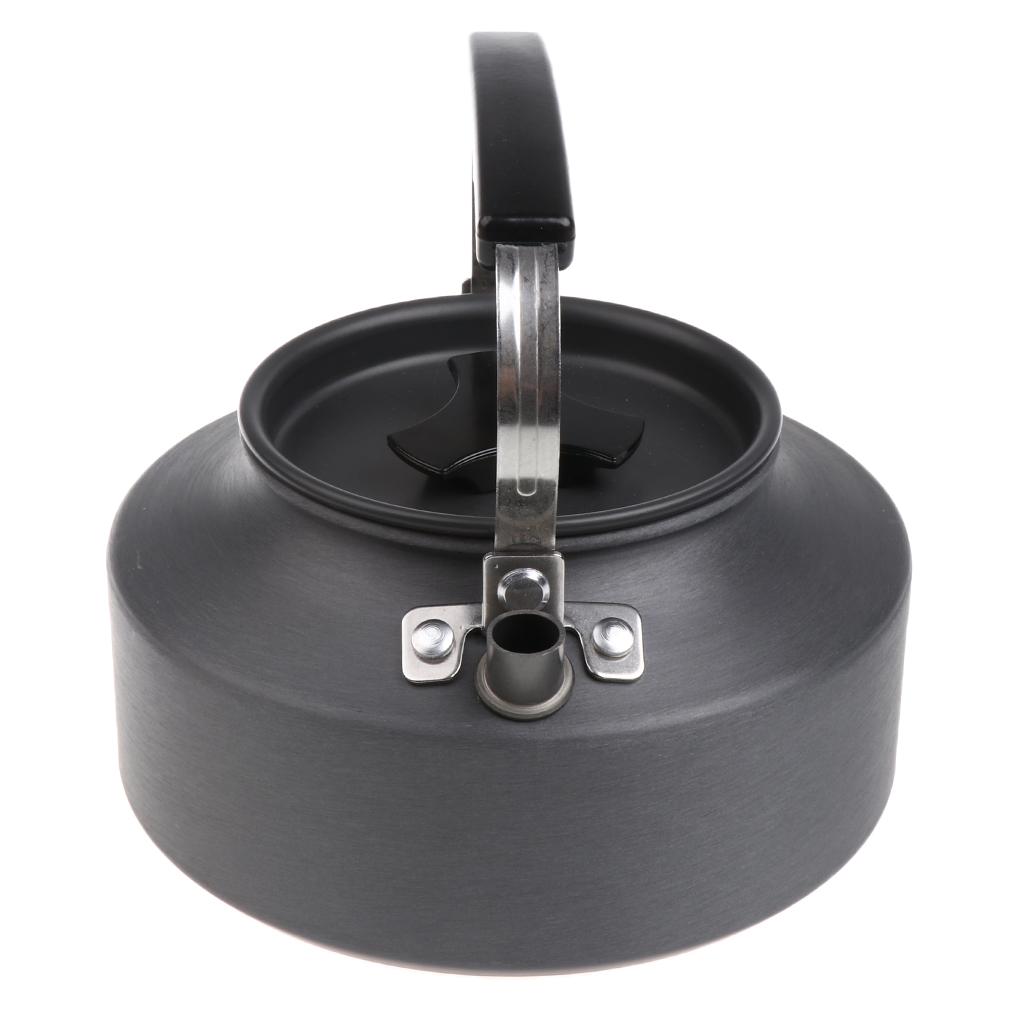 1.1L Portable Ultralight Camping Water Kettle Hiking BBQ Coffee Pot Teapot