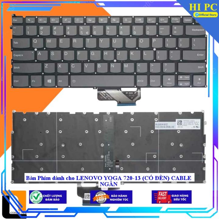 Bàn Phím dành cho LENOVO YOGA 720-13  CABLE NGẮN - Hàng Nhập Khẩu