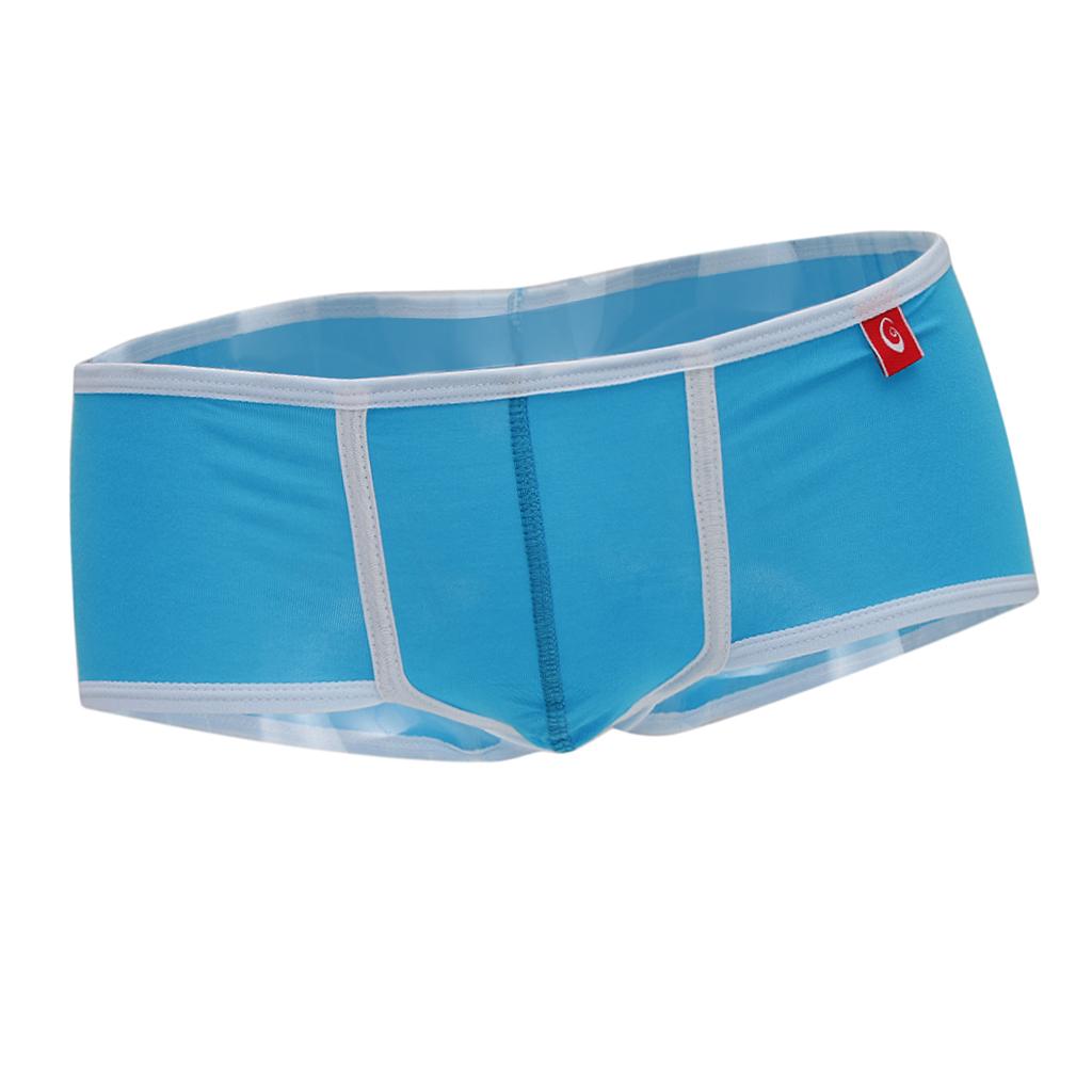 Men's Breathable Modal Boxer Briefs Underwear Stretch Briefs Trunks