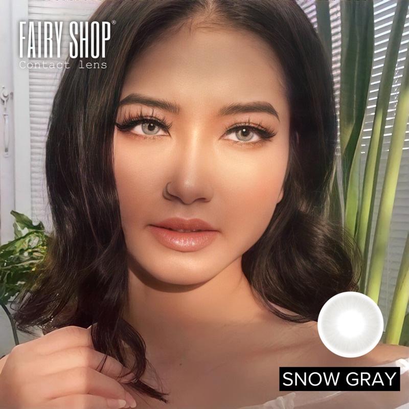 Kính Áp tròng SNOW GRAY 14.0 - Kính Áp Tròng FAIRY SHOP CONTACT LENS độ 0 đến 6