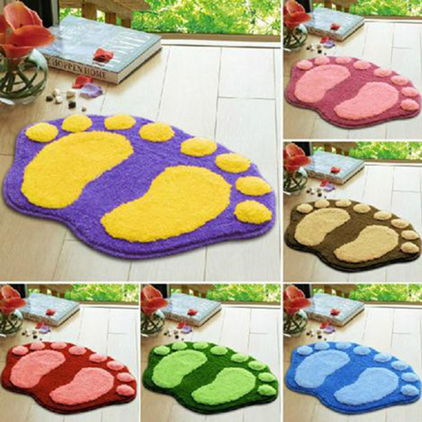 COMBO 2 Miếng Thảm Bếp 3D Chống Trơn Trượt Sàn Nhà + Thảm Lau Chân Nhà Tắm Siêu Thấm Hút - Tặng 1 móc kẹp đồ dùng trái tim
