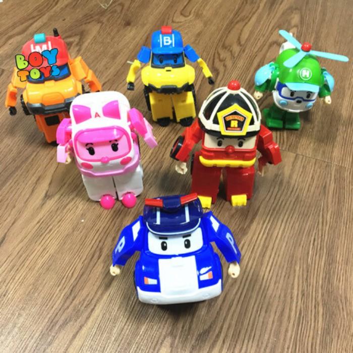 Đồ chơi biến hình biệt đội Robocar Poli 2 trong 1 cho bé thỏa sức sáng tạo