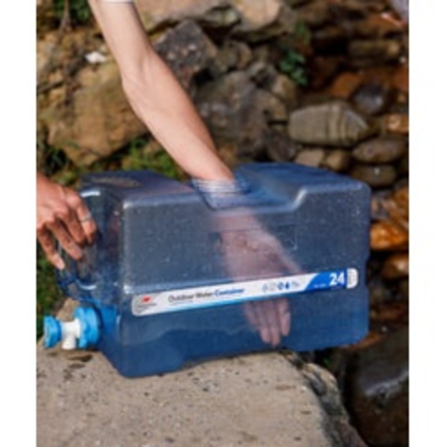 Đồ cắm trại can thùng nước sinh hoạt Naturehike campoutvn NH18S024-T du lịch dã ngoại linh hoạt tiện lợi có van vặn nhựa PVC an toàn sức khoẻ A279