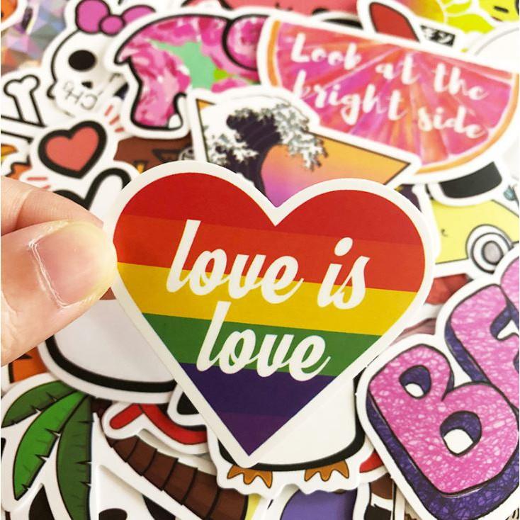 Sticker dán cao cấp HOẠT HÌNH CUTE Cực COOL ms#110
