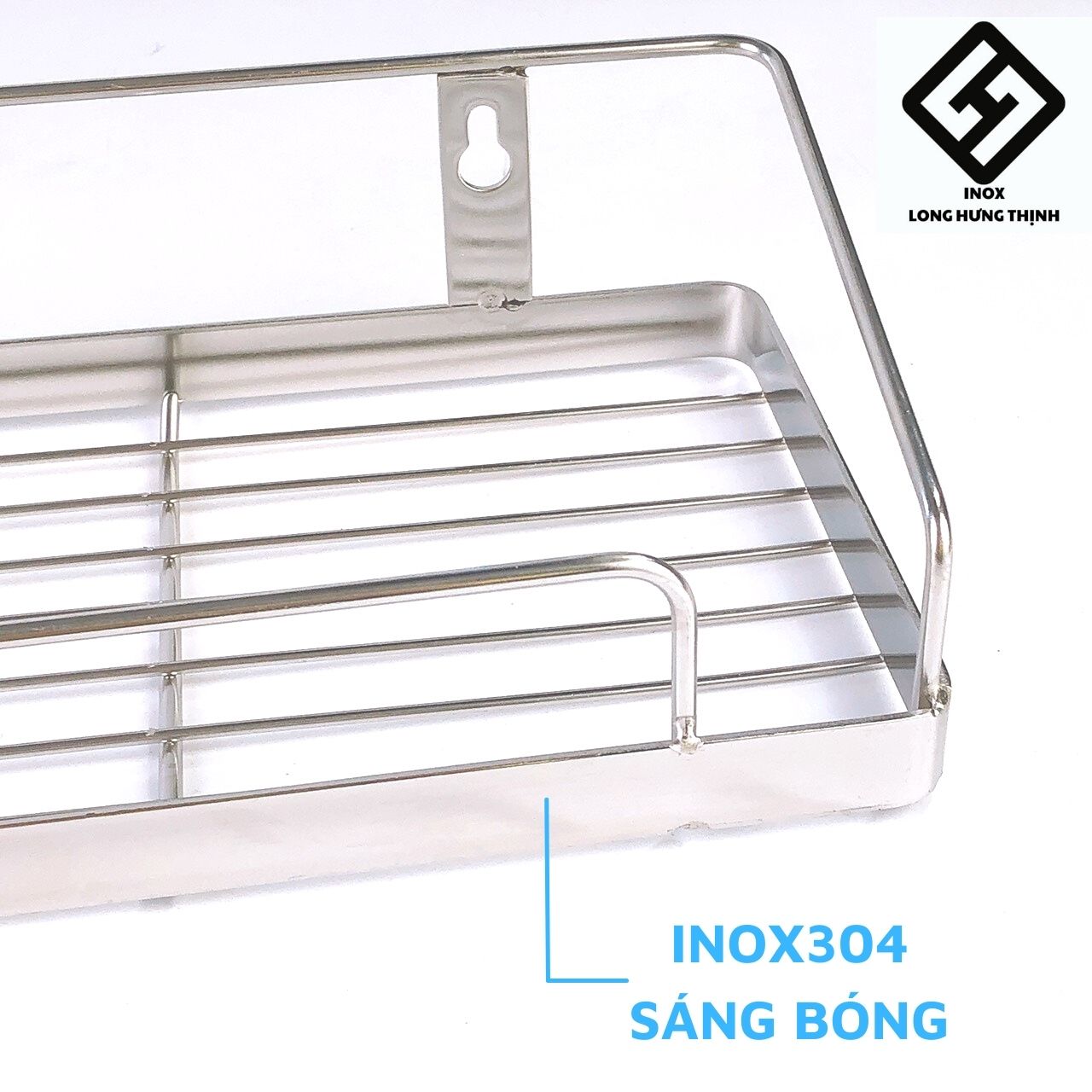 Kệ đựng gia vị nhà bếp INOX304 cao cấp 1 tầng (đủ size) kệ đựng đồ dùng gia vị phòng bếp tiện lợi, sáng bóng, bền đẹp