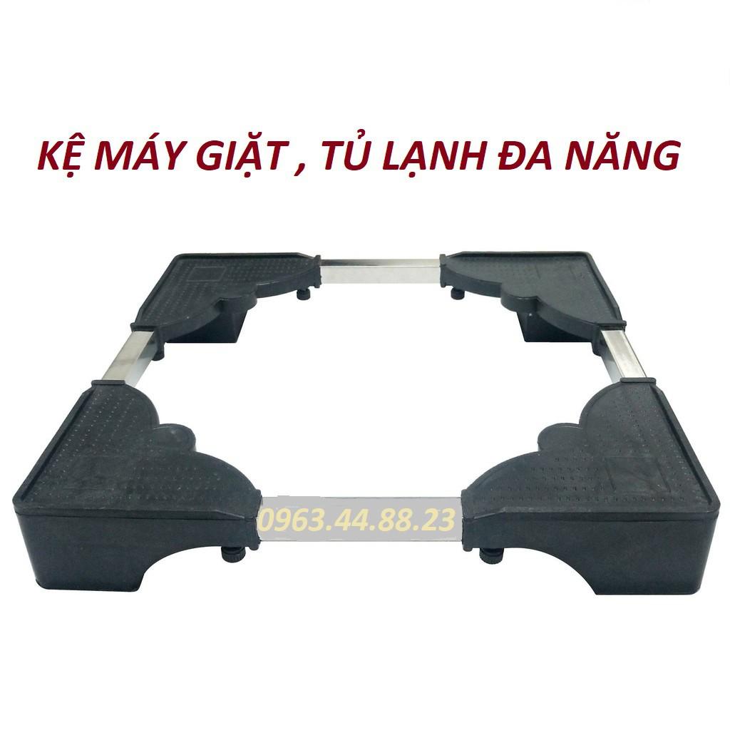 Chân kệ kê máy giặt, tủ lạnh- tặng kèm thước dây (nặng 4.5kg, siêu dày, chịu tải 400 kg)