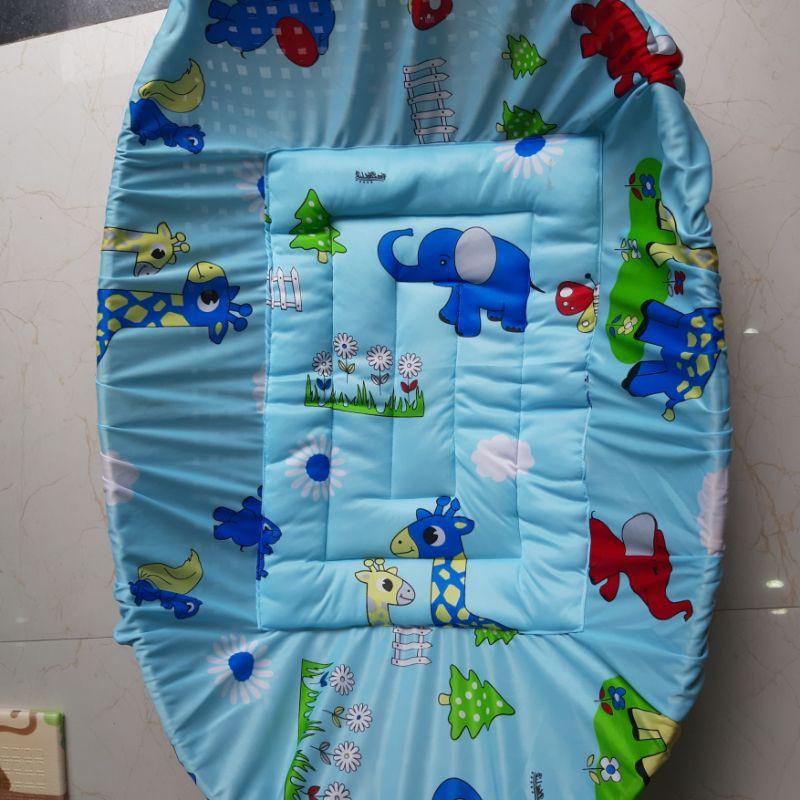 Nệm Bọc Nôi tre hình con vật sz 55x80, 60x90,65x1m