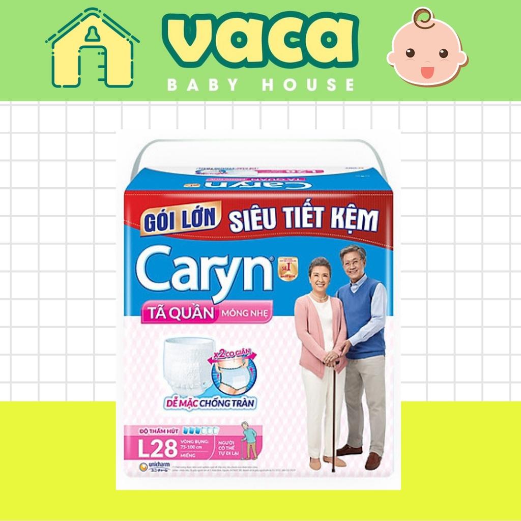 Tã quần Caryn size L gói 28 miếng siêu tiết kiệm
