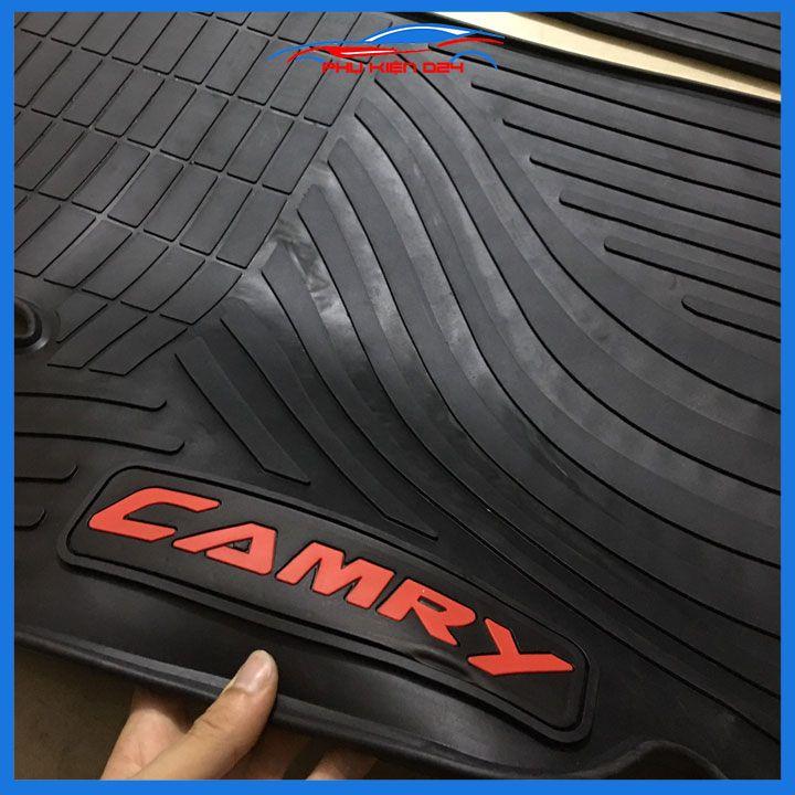 Thảm lót sàn cao su Camry 2012-2013-2014-2015-2016-2017-2018-2019-2020-2021-2022 mẫu mới chịu lực tốt
