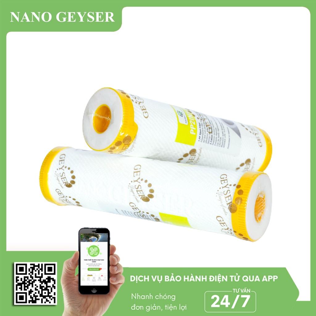 Lõi lọc nước số 2 máy NANO, Lõi PP.2IN1.CA Nano Geyser Dùng cho các dòng máy lọc nước NANO, UF, Geyser Eco, Ecotar, TK - Hàng Chính Hãng