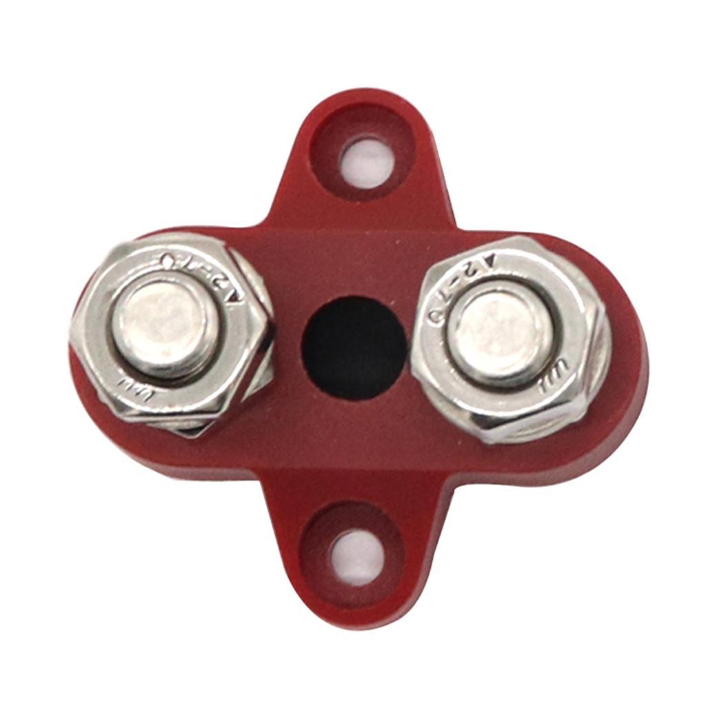 5/16inch Red Junction Block Power Post Insulated Terminal Stud Boat Marine