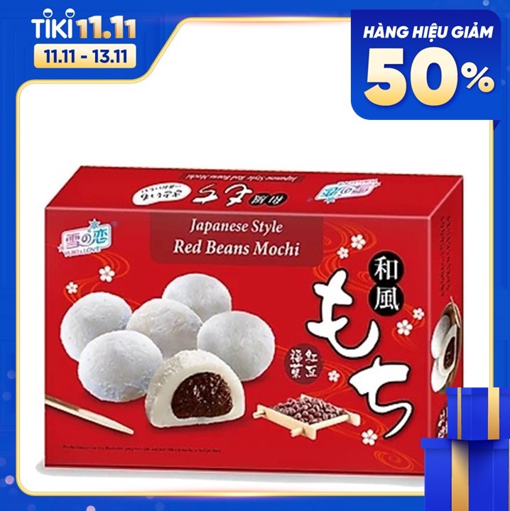 Bánh Mochi Nhân Đậu Đỏ Japanese Style Red Bean Mochi