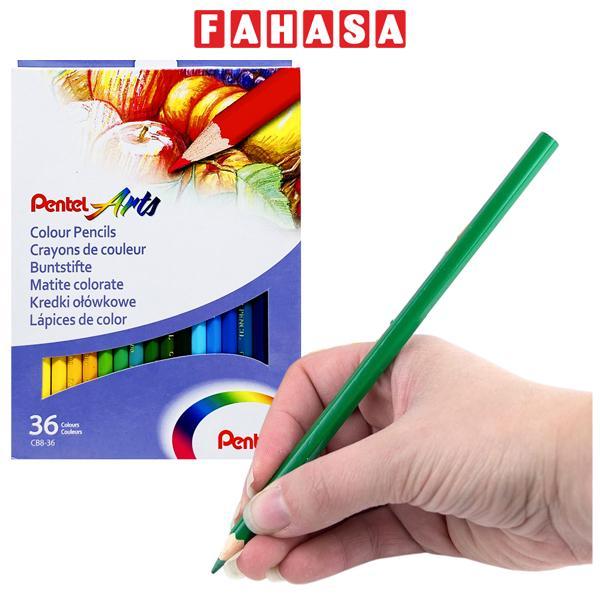 Hộp 36 Bút Chì Màu - Pentel Arts CB8-36U