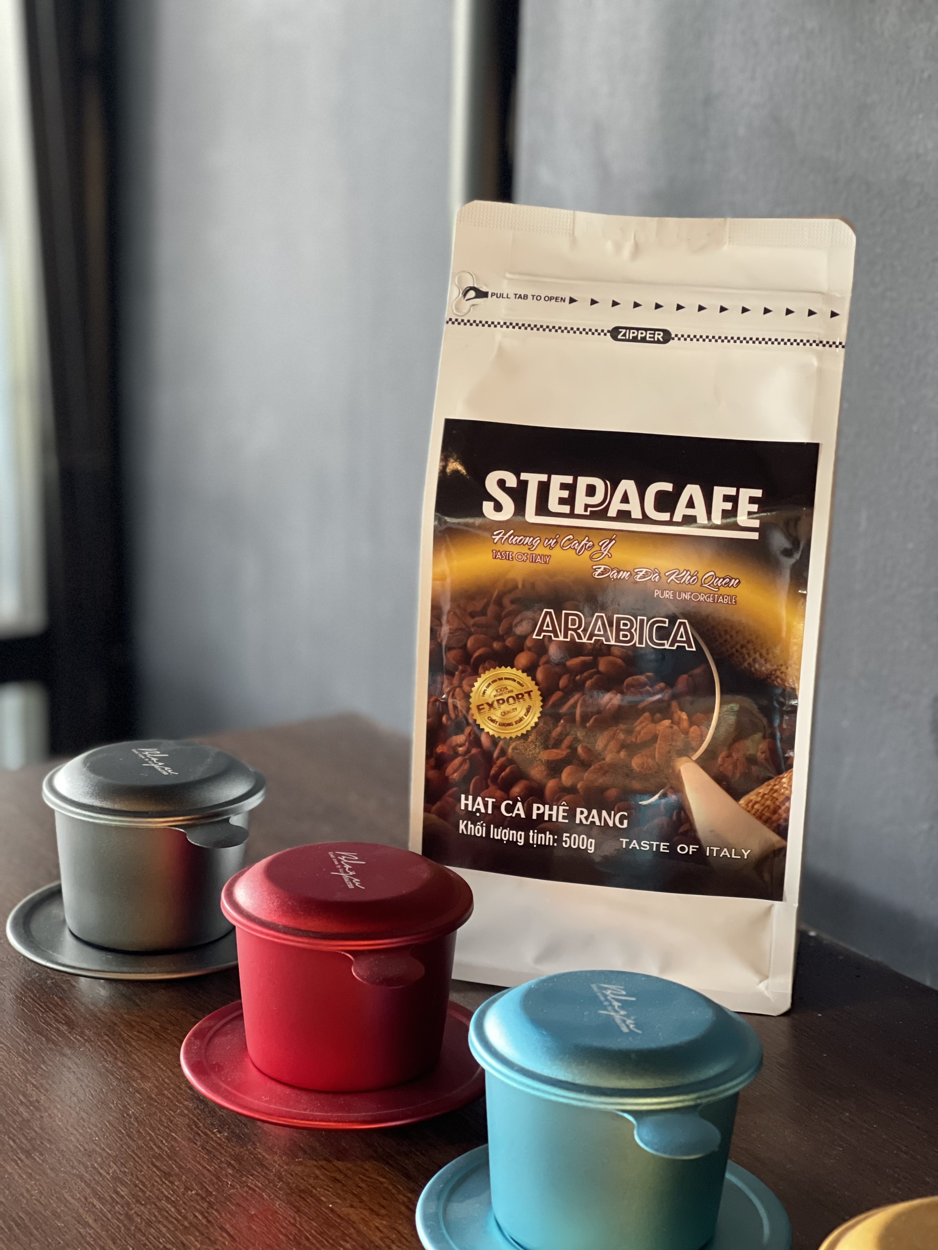 Cà Phê Hạt Rang ARABICA - STEPPACAFE (500g)