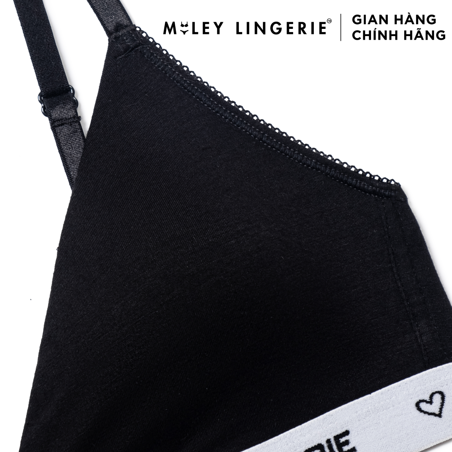 Bộ Đồ Lót Mút Mỏng Và Quần Boxer Nữ Vải Sợi Bamboo Từ Thiên Nhiên Viền Lưng Logo BeingMe Miley Lingerie