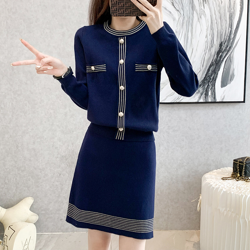 (HÀNG SẴN) Sét Váy Len Dệt Kim Thời Trang Cao Cấp AL58 - Hàng Quảng Châu Cao Cấp