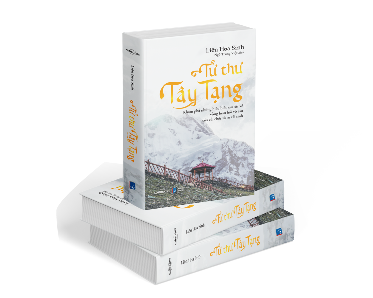 Sách Tử Thư Tây Tạng - Khám phá những hiểu biết sâu sắc về vòng luân hồi vô tận của cái chết và tái sinh - Á Châu Books, bìa cứng in màu
