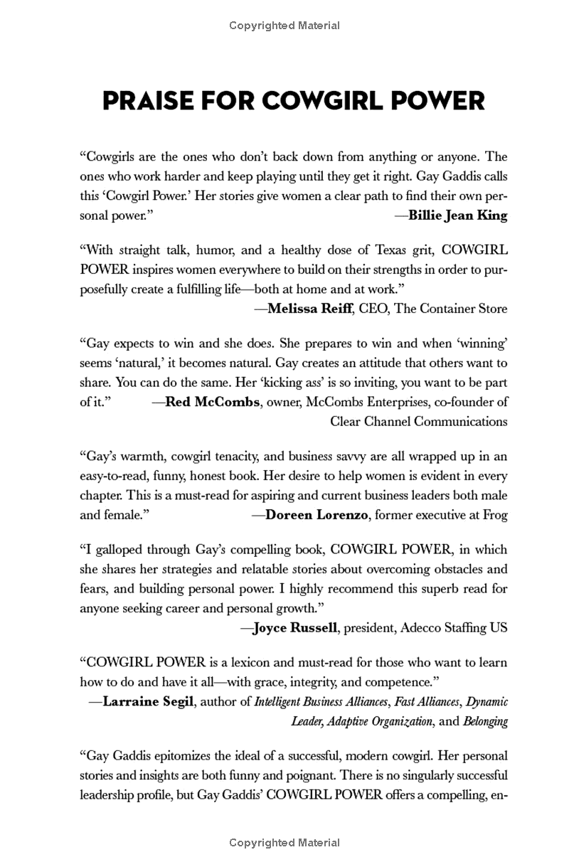 Cowgirl Power: How To Kick Ass In Business And Life