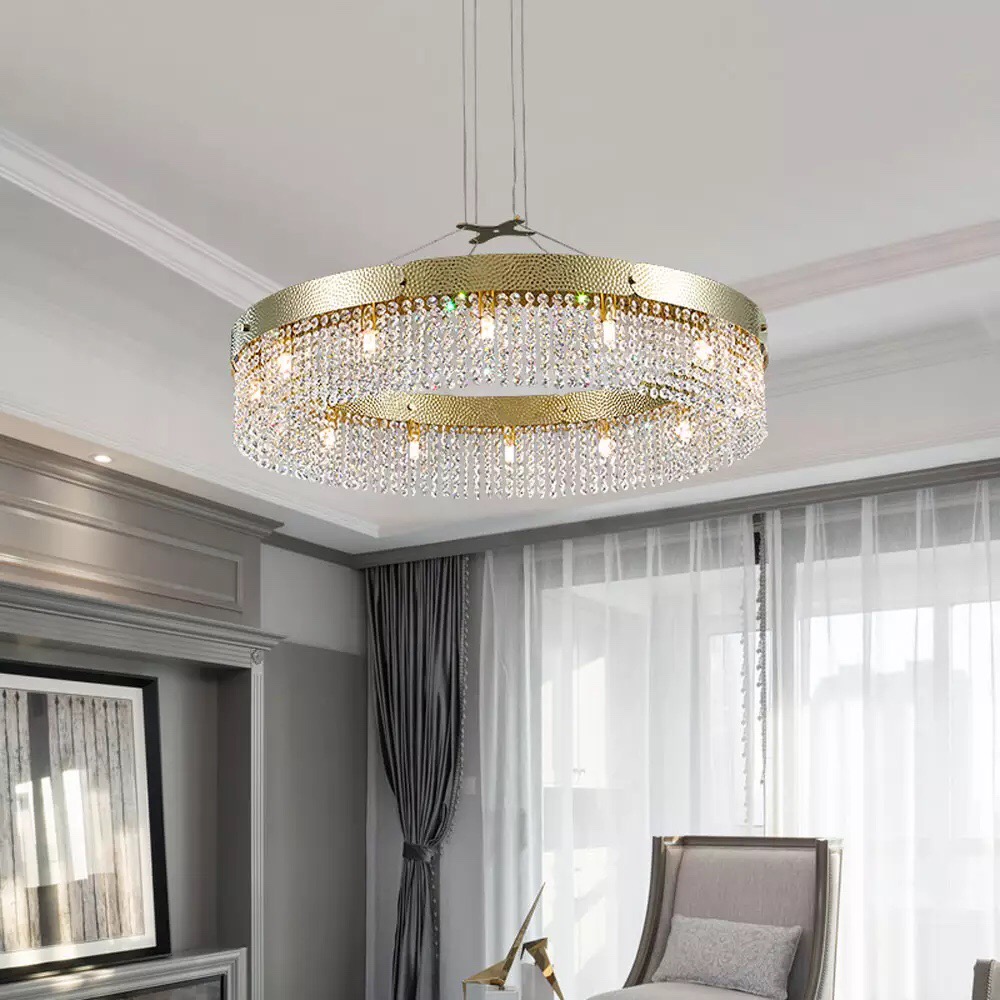 Đèn chùm pha lê cao cấp thiết kế sang trọng trang trí phòng khách, nhà hàng, khách sạn, quán cafe TL 99189/8