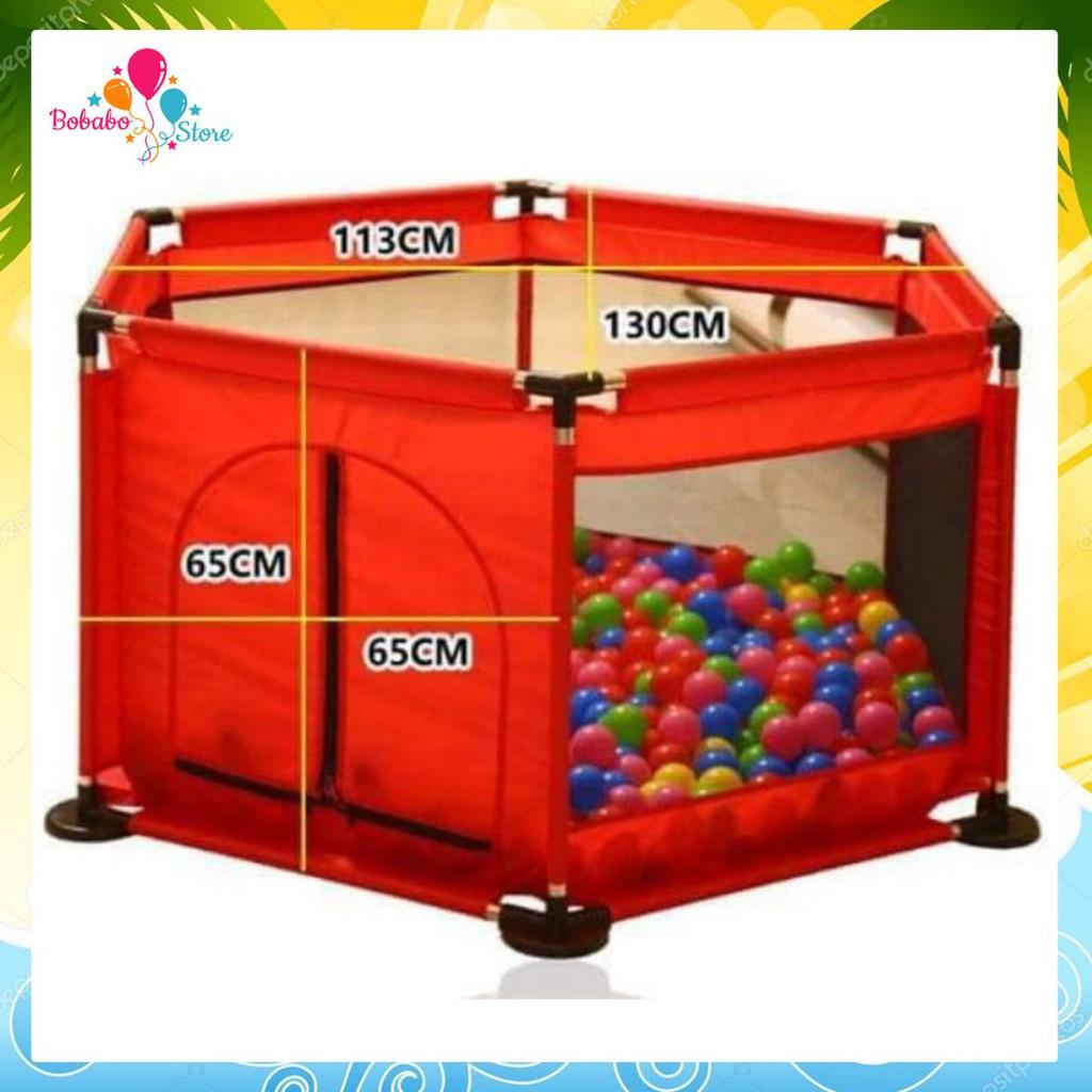 Lều quây bóng lục giác có rào chắn an toàn cho bé - BOBABO