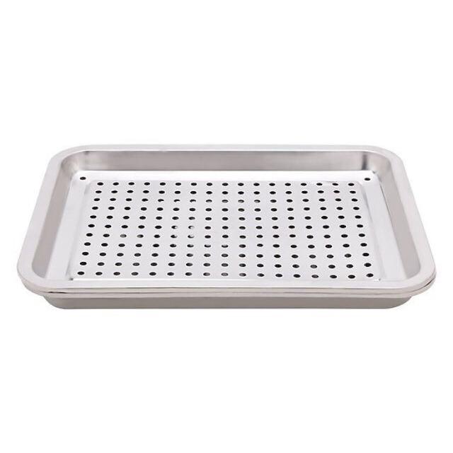 KHAY INOX 2 LỚP ĐỰNG CỐC CHÉN CAO CẤP SÁNG BÓNG CHỐNG HAN RỈ