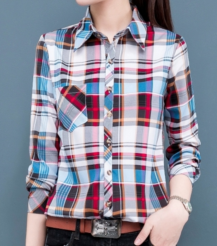 Áo sơ mi nữ công sở kẻ sọc mix màu cực xinh, phối đồ trẻ trung năng động CS23