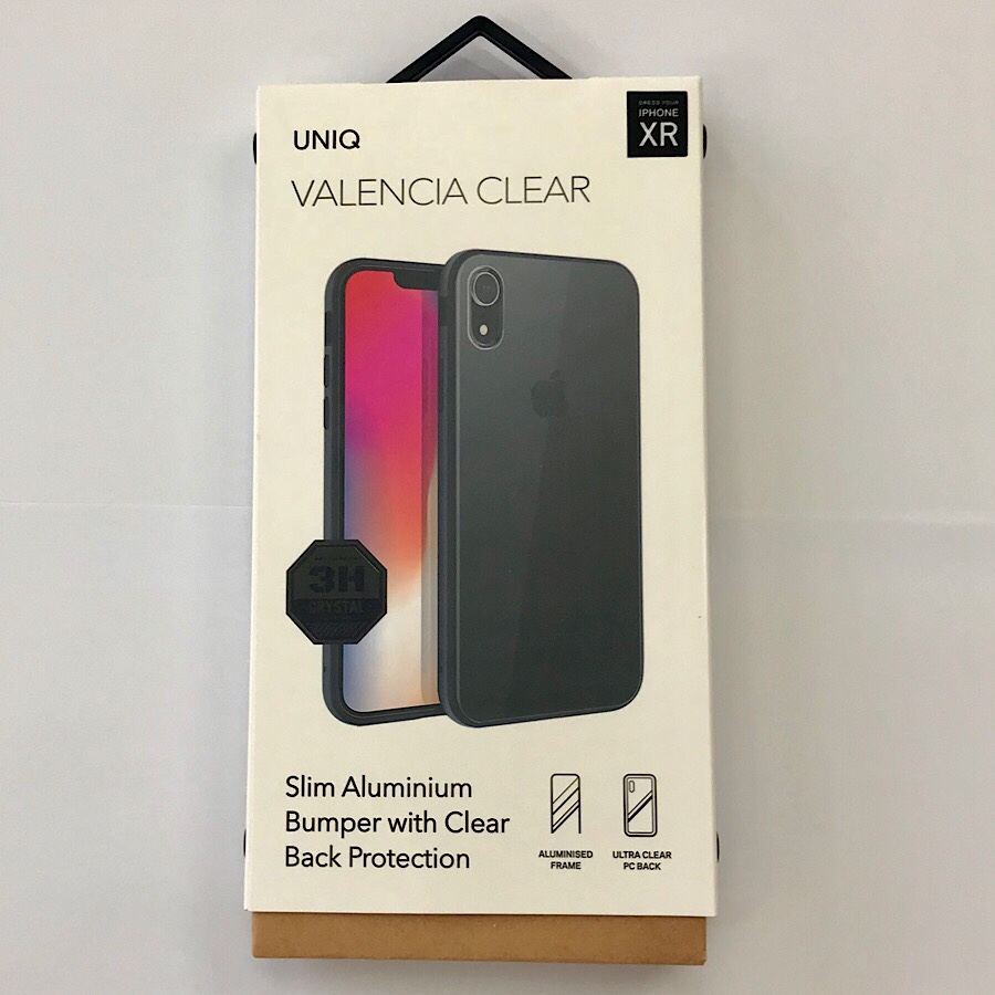 Ốp lưng dành cho iPhone XR hiệu UNIQ Valencia (aluminium bumper) chống sốc - Viền màu - Hàng nhập khẩu