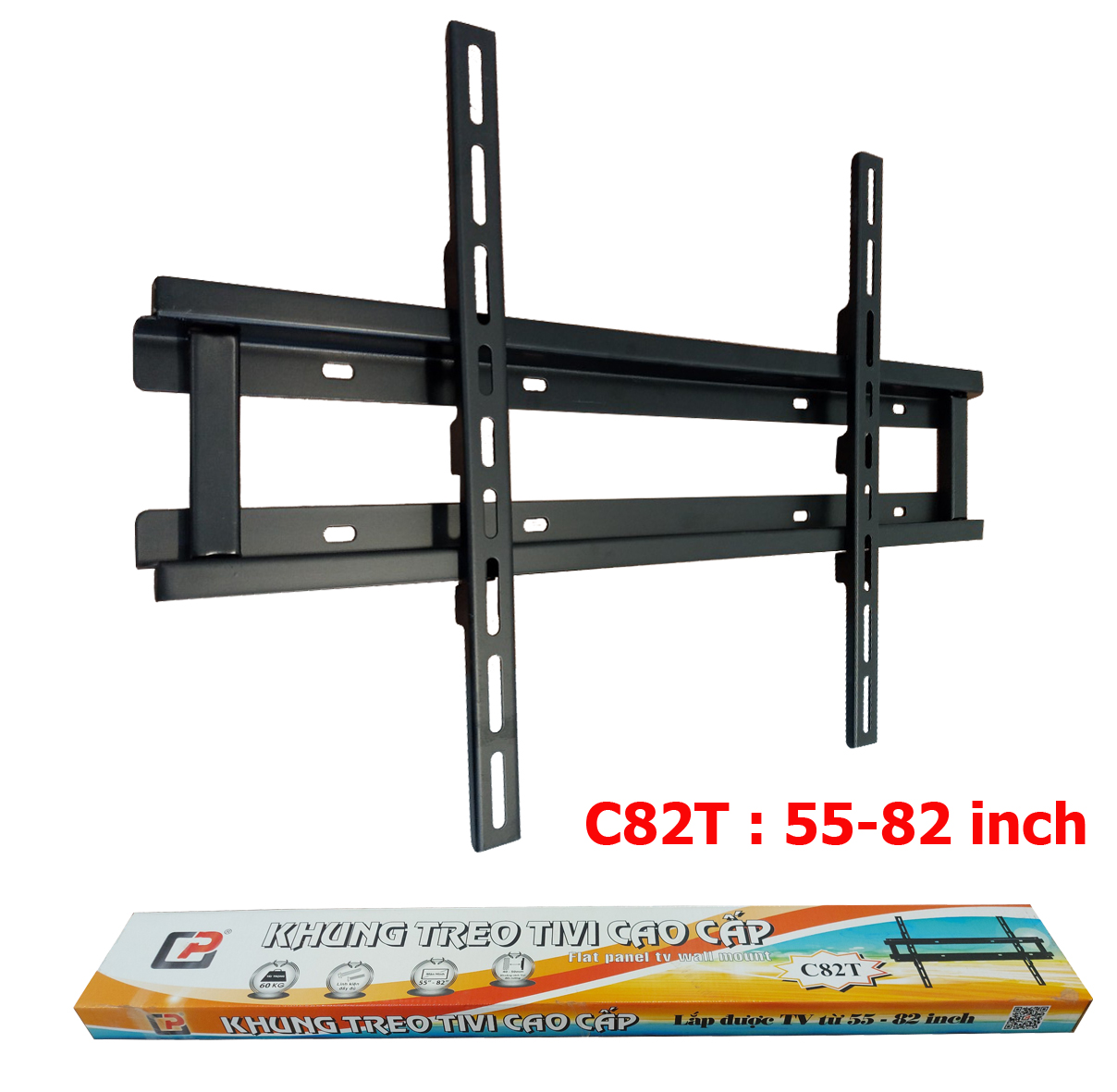 Giá Treo TiVi Áp Tường, Cố Định CP từ 55 -  inch C82T - Hàng Chính Hãng