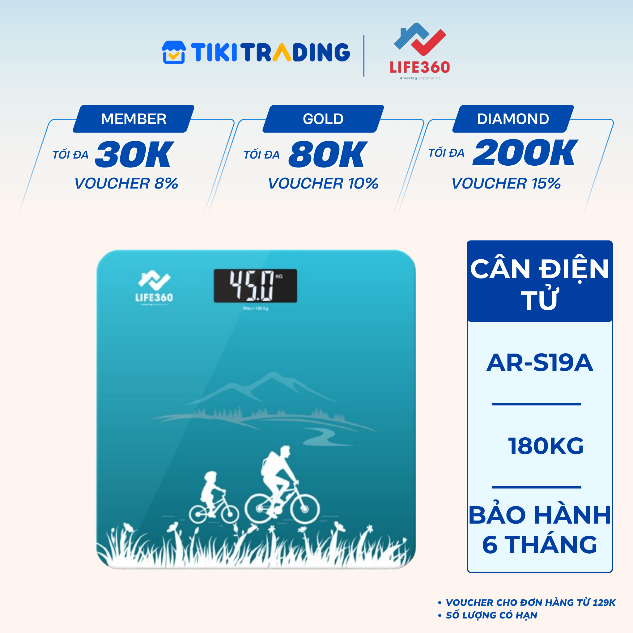 Cân sức khỏe Life360 AR-S19A