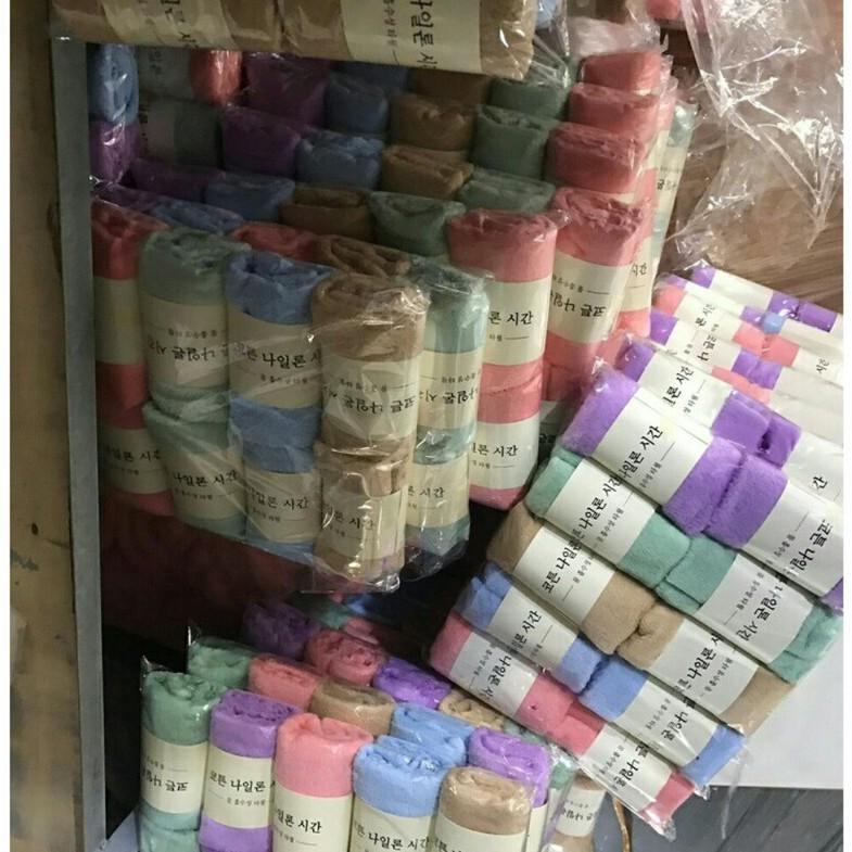 Combo 5 Khăn mặt hàn Quốc chất cotton siêu thấm, kích thước 30x50cm
