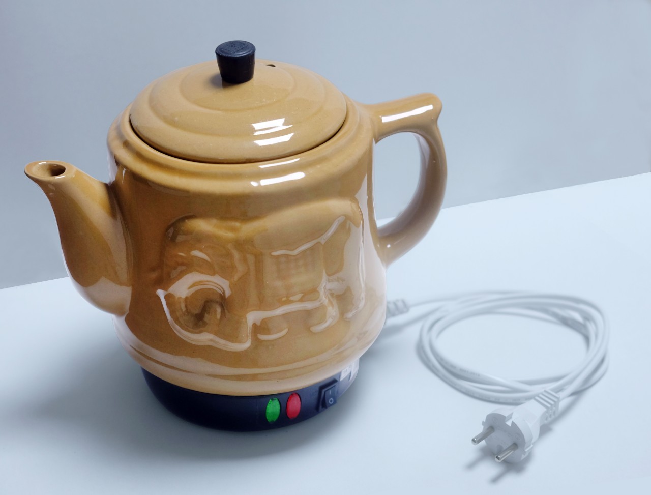 Ấm sắc thuốc Trường An TA 36 Vàng - Hàng chính hãng - Gốm sứ cao cấp - Điện gia dụng - Siêu thuốc