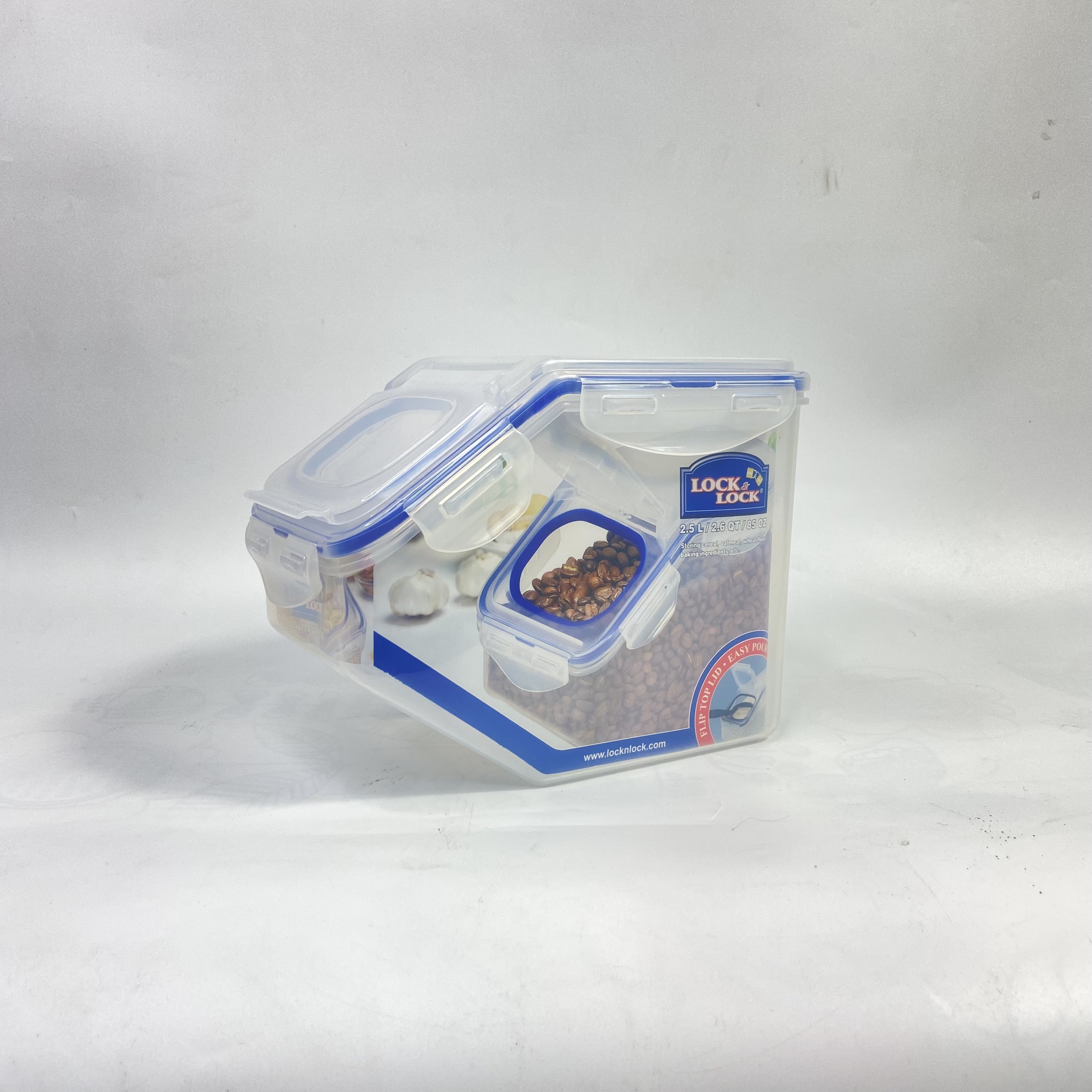 Hộp Nhựa Bảo Quản Gạo Đồ Khô Special Lock&Lock HPL701 Nắp có Gioăng Silicone Giúp Kín Hơi, Chất Liệu Nhựa PP- 2.5L - Hàng Chính Hãng