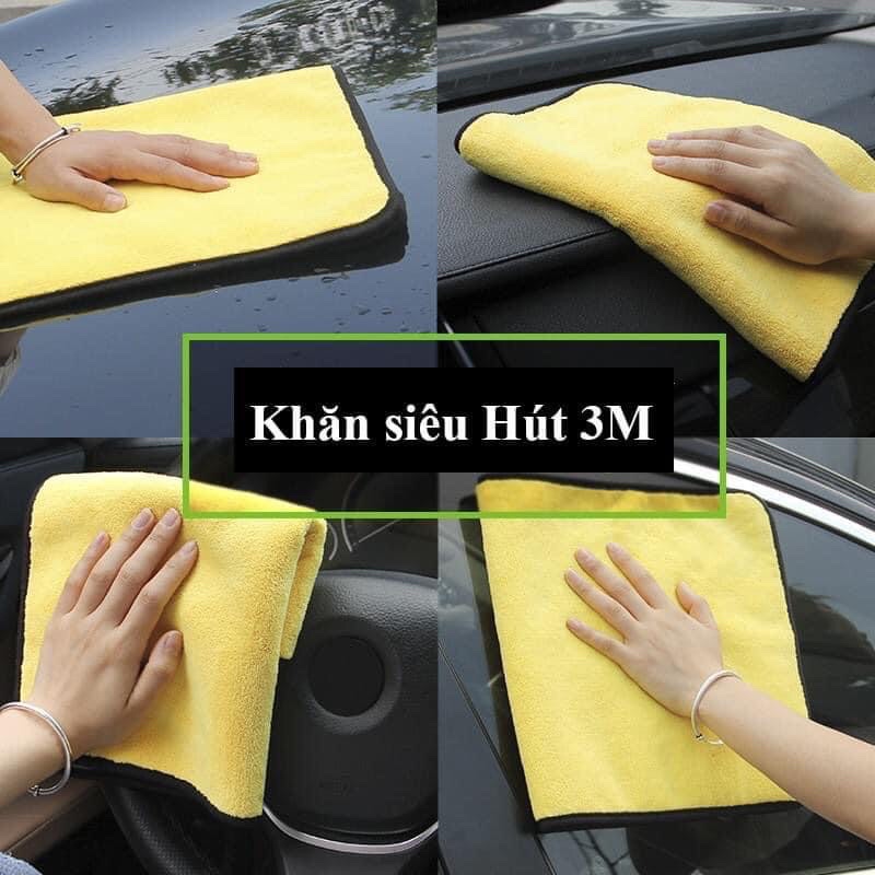 Khăn Lau Công Thái Học Microfiber Chuyên Dùng Ôtô / Nhà Cửa / Nội Thất..Eco.