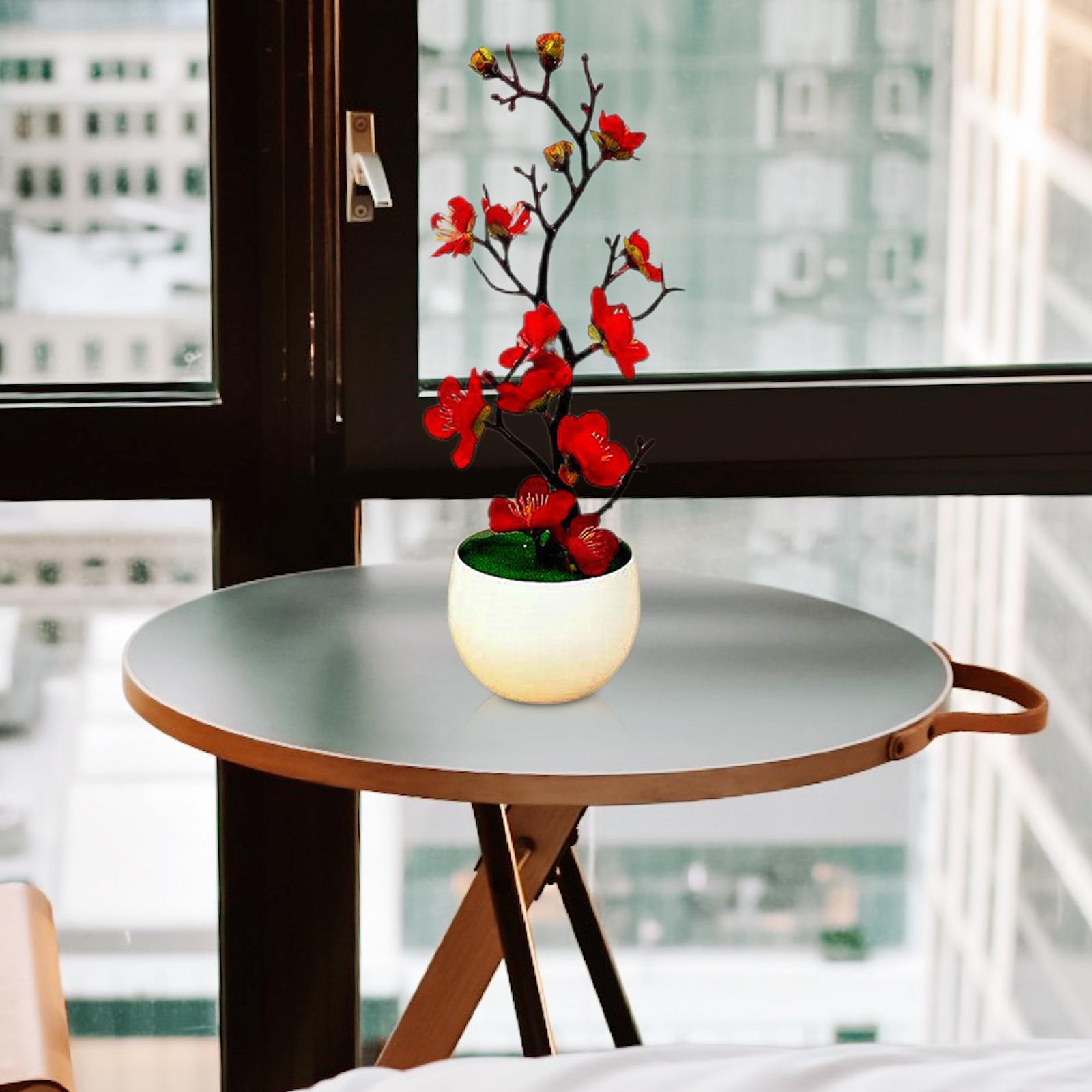 Artificial Flowers Table Party Decorations with Vase Arrangement for Wedding