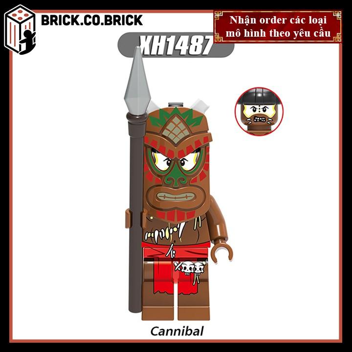 Mô hình Đồ chơi Lắp ráp Warcraft Starcraft minifig Cannibal Red Snake Evil Dwarf Orc Legion X0285 - X-1491