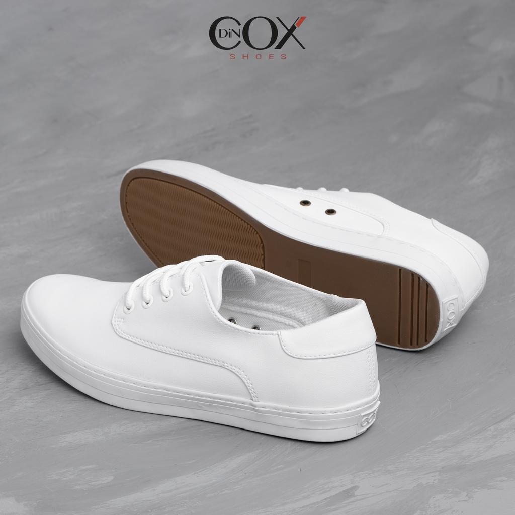 Giày Sneaker Da Nam DINCOX E11 Sang Trọng Lịch Thiệp White