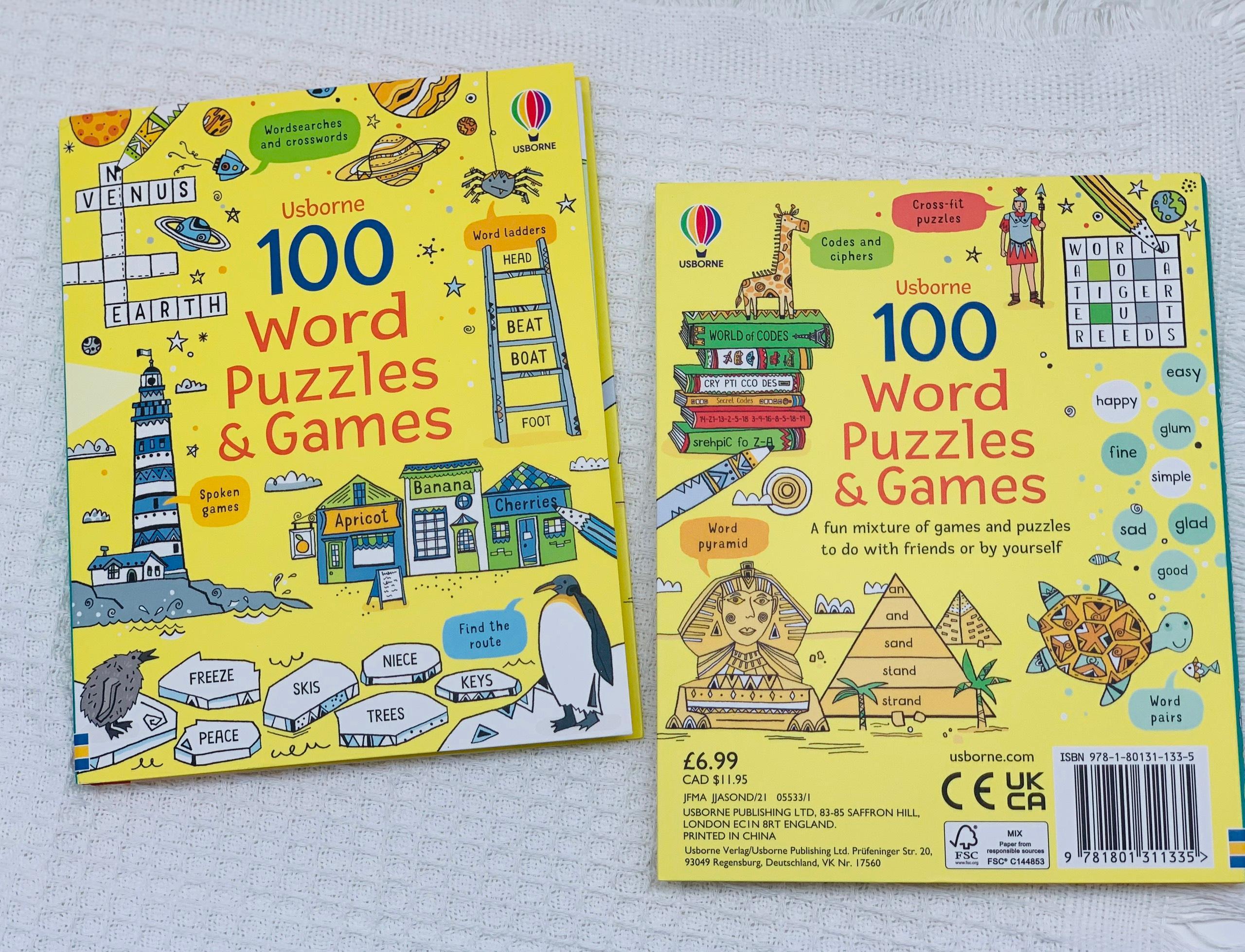 100 Word Puzzles and Games